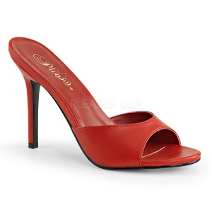 Red 10 cm CLASSIQUE-01 womens mules shoes