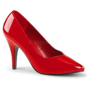 Red Varnished 10 cm DREAM-420 high heel pumps classic