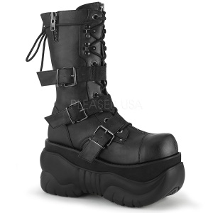 Vegan 10 cm BOXER-230 demoniacult boots - unisex cyberpunk boots