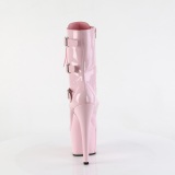 ADORE-1043 - 18 cm platform high heel boots patent rose