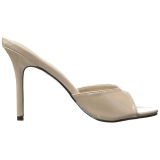 Beige 10 cm CLASSIQUE-01 womens mules shoes