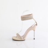 Beige 11,5 cm CHIC-40 fabulicious stiletto heel sandals