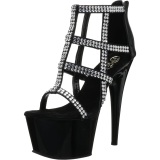 Black 18 cm ADORE-798 Womens Shoes with High Heels