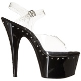 Black 18 cm Pleaser ADORE-708LS High Heels Platform