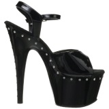 Black 18 cm Pleaser ADORE-709LS High Heels Platform