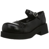 Black 5 cm CRUX-07 lolita gothic platform shoes