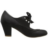 Black 6,5 cm WIGGLE-32 retro vintage cuben heels maryjane pumps