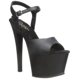 Black Leatherette 18 cm Pleaser SKY-309 High Heels Platform