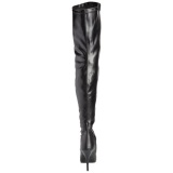 Black Matte 13 cm SEDUCE-3000 overknee high heel boots