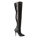 Black Matte 13 cm SEDUCE-3010 overknee high heel boots