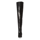 Black Matte 13 cm SEDUCE-3010 overknee high heel boots