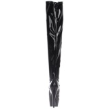 Black Patent 15 cm KISS-3000 Platform Thigh High Boots