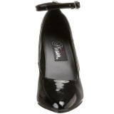 Black Shiny 10 cm VANITY-431 Pumps High Heels for Men