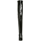 Black Shiny 13 cm SEDUCE-3063 overknee high heel boots