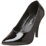 Black Varnished 10 cm DREAM-420 high heel pumps classic