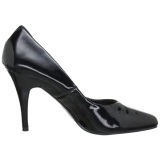 Black Varnished 10 cm VANITY-420 pointed toe pumps high heels