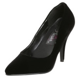 Black Velvet 10 cm VANITY-420 Pumps High Heels for Men