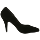 Black Velvet 10 cm VANITY-420 pointed toe pumps high heels