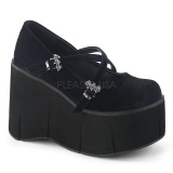 Black Velvet 11,5 cm KERA-10 lolita platform shoes