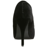 Black Velvet 13 cm SEDUCE-420 pointed toe pumps high heels