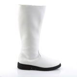 CAPTAIN-100 white captain boots cosplay halloween mens boots