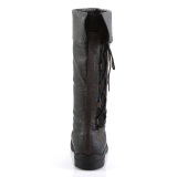 CAPTAIN-110 brown captain boots cosplay mens pirate boots musketeer