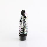 DELIGHT-600-9 - 15 cm platform high heel boots hologram