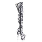 Dollar bills 20 cm FLAMINGO-3000DP Exotic pole dance overknee boots