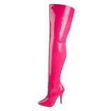 Fuchsia Shiny 13 cm SEDUCE-3010 overknee high heel boots