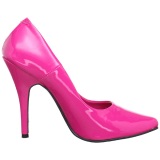 Fuchsia Varnished 13 cm SEDUCE-420 pointed toe pumps high heels