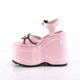 Hologram 15 cm DemoniaCult WAVE-09 lolita platform wedge sandals