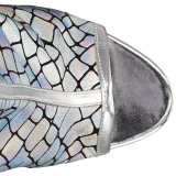 Hologram 18 cm ADORE-1018HG womens platform soled ankle boots