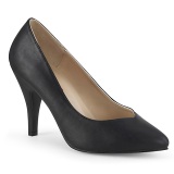 Leatherette 10 cm DREAM-420W mens pumps for wide feets