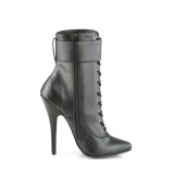 Leatherette 15 cm DOMINA-1023 ankle boots stiletto high heels