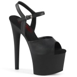 Leatherette 18 cm PASSION-709 platform pleaser high heels shoes