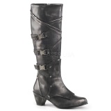 Leatherette 6,5 cm MAIDEN-8820 Women Knee Boots