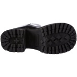 Leatherette 9,5 cm RANGER-302 Platform Mens Gothic Boots