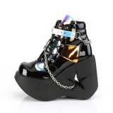 Patent 13 cm DYNAMITE-101 demoniacult ankle boots wedges platform