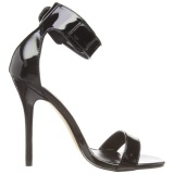 Patent 13 cm Pleaser AMUSE-10 high heeled sandals