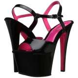 Patent 18 cm SKY-309TT High Heeled Sandal Neon Platform