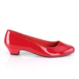 Patent 3 cm GWEN-01 pumps for mens and drag queens in red