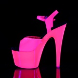 Pink Neon 18 cm ADORE-709UV High Heels Platform