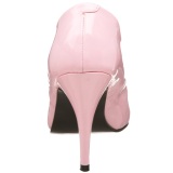 Pink Varnished 10 cm VANITY-420 pointed toe pumps high heels