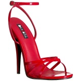 Red 15 cm DOMINA-108 fetish high heeled shoes