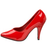 Red Shiny 10 cm DREAM-420 Pumps High Heels for Men