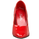 Red Shiny 10 cm DREAM-420 Pumps High Heels for Men