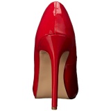 Red Shiny 13 cm SEXY-42 Low Heeled Classic Pumps Shoes