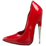 Red Shiny 15 cm SCREAM-01 Fetish Pumps Women Shoes