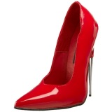 Red Shiny 15 cm SCREAM-01 Fetish Pumps Women Shoes