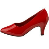 Red Shiny 8 cm DIVINE-420W High Heel Pumps for Men